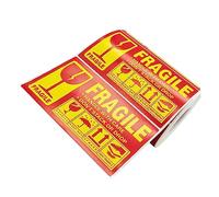 Happyyami Adesivi Fragile per Spedizioni Etichette Autoadesive Fragile per Imballaggi e Traslochi Stickers Maneggiare con Resistenti e Flessibili