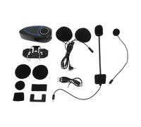 Happyyami Altoparlante per casco da moto: microfono professionale per cuffie wireless per casco da moto - interfono wireless per