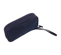 Happyyami Astuccio Porta Cavi USB in Poliestere Leggero con Protezione e Rete Interna, Organizer Compatto per Cavi e Batteria Esterna da Viaggio Blu, Facile da Trasportare a Mano