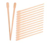 Happyyami Bastoncini Di Cera Depilatoria in Legno 100 Pezzi Kit Per La Depilazione Con Cera Di Zucchero Liscia E Sicura Per