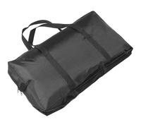 Happyyami Borsa Porta Accessori per Barbecue in Poliestere Nero Doppia Maniglia e Tracolla, per Campeggio e Stufa, Resistente e Capiente