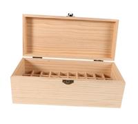 Happyyami Bottiglia Ad Olio Essenziale Box in Legno Con 40 Compartimenti Solpiccole Per Smalti Per Il Perno Per Flacone Per Il Perfumo Per L'uso Della Casa O Della Spa Organizza E Display