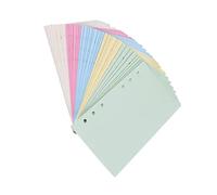 Happyyami Carta a Fogli Mobili A6 2 Pezzi 5 Colori Griglia Divisori Per Quaderni e Documenti Scuola Ufficio Organizzazione Gestione Studi