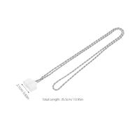 Happyyami Cinturino anti-smarrimento per auricolari: collana magnetica in acciaio al titanio per auricolari e cuffie wireless - Catena anti-caduta per l'uso quotidiano