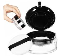 Happyyami Contenitore Per Polvere Vuoto Compatto Da Viaggio Elegante e Versatile Per Cipria Fard e Altri Trucchi Sicuro e Affidabile Per Usi Quotidiani e Occasioni Speciali