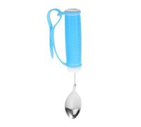 Happyyami Cucchiaio per Anziani Antiscivolo con Manico Ergonomico, Utensile Adattabile per Autoalimentazione, Posata Pesante Stabile per Supporto Pasti Quotidiani Adulto Disabile