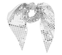 Happyyami Di Paillettes Argentate Per Da Bambina Elastici Per Da Cheerleader Sfusi Lucidi Di Cavallo Supporto Ragazza Discoteca Grandi Ragazza Metallico Accessorio Confezione