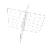 Happyyami Divisore separatore per congelatore a 4 griglie, in filo di ferro, organizer per organizzare efficacemente frigorifero e congelatore, divisore salvaspazio per ripiani e scomparti, design a