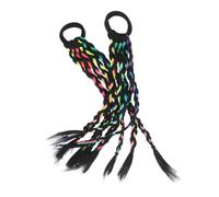 Happyyami Extension Per Colorate Parrucche Sintetiche Per Di Cavallo Accessori Per Ragazzo Ragazza Parrucche Pazze Per Quotidiano