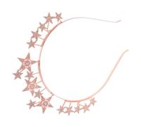 Happyyami fascia di strass futura sposa Nozze nuziale fasce a stella a cinque punte accessori per da sposa Fasce per decorativi fasce per ragazze fascia da sposa Metallo