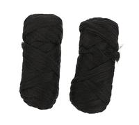 Happyyami Filo Per Extension Per Chioma 2 Pezzi Nero in Polipropilene Morbido Naturale Per Parrucca e Acconciature Festa e Travestimenti Ragazzo Ragazza