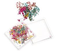 Happyyami Fiori Secchi per Decorazioni Unghie Set Giapponese Dried Flower Nail Art Accessorio per Manicure Scatola di Conservazione Colore Casuale