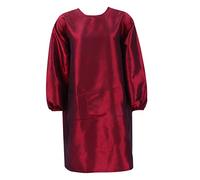 Happyyami Grembiule Da Lavoro Maniche Lunghe Tasche Per Parrucchiere e Cosmetologo Resistente Lavabile Asciugatura Rapida Per Di e Trattamenti