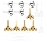 Happyyami Imbuto Mini in Allumina e Pp per Trasferimento Profumo, Utensile per Riempire Bottiglie, Set 1 Pezzo, per Liquidi e Viaggi