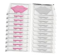 Happyyami Maschera Idratante per Labbra in Cristallo 20 Pcs Gel Anti-Età per Labbra Rimpolpante e Idratante Adatta per Viaggi Design Confortevole