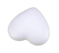 Happyyami Modello Cuore Materiale Leggero Bianco 28cm in Schiuma e Facile da Lavorare per Decorazioni e Progetti Artistici DIY