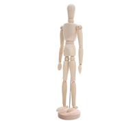 Happyyami Modello di Figura Artistica snodabile: manichino da Disegno Flessibile in Legno per artisti Che disegnano e dipingono, Decorazione per la scrivania di casa e Ufficio, 16 Pollici