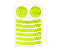 Happyyami Nastro Riflettente per Biciclette e Monopattini Adesivo di Sicurezza per Ruote e Fari Colore Giallo Fluo Facile da Applicare e Personalizzare Alta visibilità per Ragazzo Ragazza