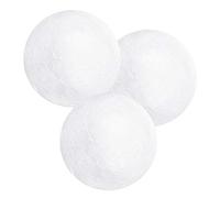 Happyyami Palle di Polistirolo Solide Bianche 3 Pezzi per Lavoretti la Palla per Ragazzo Ragazza, Decorazioni Fai da Te per Natale, Modelli a Palla per Artigianato e Ornamenti