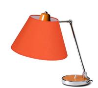 Happyyami Paralume in Stoffa Decorativo Piccolo, Coprilampada per Lampada da Tavolo E27, Resistente e Versatile per Casa, Hotel e Studio, Paralumi Vintage Colore Arancione Singolo