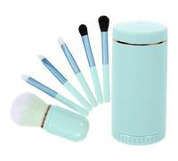 Happyyami Pennelli Per in Artificiale Con e Custodia Portatile Per Quotidiano Viaggi o Make-up Avanzato Con Manici Duraturi e Setole Morbide Non Si Staccano Facilmente