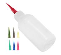 Happyyami Pottery Glaze Tool Bottiglia Applicatore in Ceramica Punta Fine 50ml in Plastica e Metallo per Smalti e Decorazioni in Ceramica, 1 Set per Progetti di Argilla