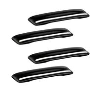 Happyyami Protezione per Specchietto Retrovisore Auto in ABS 4 Pezzi, Striscia Paraurti Laterale Adesiva AntiGraffio per Portiera, Fascia Paraurti Aerodinamica Resistente per Protezioni