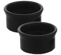 Happyyami Protezioni Oculari Oculare Microscopio Diametro Esterno 31-33mm Set 2 Pezzi in Gomma Nera per Microscopio Binoculare per Utenti Professionali e Amatoriali