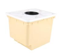 Happyyami Secchio per Piante Idroponiche in Pp Resistente all’Acido Coperchio e Cestino, Scatola per Coltivazione Fuori Suolo di Ortaggi e Fiori per Giardino e Vivaio Domestico