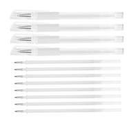 Happyyami Set 1 Penna Marcatore Sopracciglia Bianca in Plastica per Uso Professionale Salone Lunga Durata e Precisione nel Disegno Tatuaggi