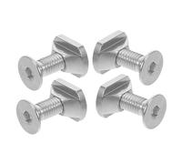 Happyyami Set 4 Viti M6 in Inossidabile Dadi a T per Montaggio Tavole Surf Foil, Accessori per Connessione Solida e Installazione Veloce per Wing Foil e Kiteboard