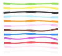 Happyyami Set Da 12 Cinturini In Silicone Per Occhiali E Occhiali Da Sole, Antiscivolo E Fissaggio Sicuro, Adatti A Ragazzi Per Attività All'aperto Colore Casuale
