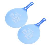 Happyyami Set di Racchette da Spiaggia in Plastica Leggere e Facili da Maneggiare, per Giochi All'aperto di Badminton e Pallone, per Ragazzo Ragazza e Adolescenti