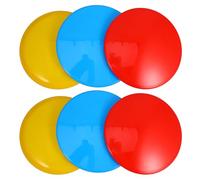 Happyyami Set Disc Golf 6 Pezzi con Disco Driver, Midrange e Putter, Colori Vivaci e Resistente, Attrezzatura Outdoor per Allenamento e Gioco di Disc Golf per Principianti e Esperti