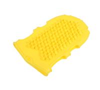 Happyyami Spazzola Massaggiante per Corpo in Silicone, Lato Doppio Inserimento per Dita, Schiuma Delicata e Pulizia Profonda Sotto la Doccia