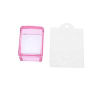 Happyyami Stampatore per Unghie Silicone Trasparente Kit per Nail Art Diy con Raschietto Strumento Manicure