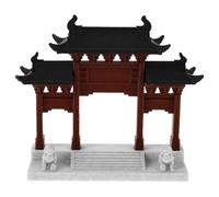 Happyyami Statua in miniatura del padiglione per modelli di tavolo di sabbia, ornamento da giardino zen, statuette decorative per acquari, decorazioni per il paesaggio dell'acquario
