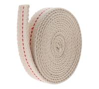 Happyyami Stoppino in Cotone Piatto per Lampada a Olio, Combustione Stabile, Compatibile, per Campeggio All'aperto e Avventure nella Natura, 1 Pezzo Beige
