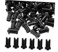 Happyyami Strumento Per Extension Ciglia Ago Anti-intasamento Per Flacone Colla 100 Pezzi in Plastica Resistente Per Smontaggio Residui Bottiglia Cura Professionale Ciglia