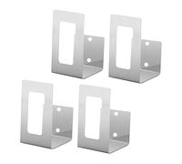 Happyyami Supporti Porta Coperchi in Acciaio Inossidabile Da Cucina, Organizer Da Parete Per Taglieri e Coperchi, Set 4 Pezzi Multifunzione Per Mantenere Ordine e Pulizia