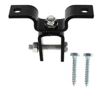Happyyami Supporto per Sacco da Boxe in Ferro Nero Resistente alla Corrosione, Gancio da Soffitto per Anelli da Danza e Sospensioni Yoga, per Sollevamento Pesante Indoor