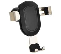 Happyyami Supporto per telefono per auto, supporto cellulare auto bocchette, ABS e lega di alluminio, base inferiore, protezione del telefono, per bocchette dell’auto