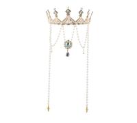 Happyyami Tiara Della Di Nappe Di Fata Nappa Che Fa i Primi Passi Accessori Corone Principessa Per Ragazze Crown Delicata Diadema Di Nappe Lega