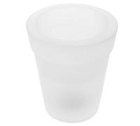 Happyyami Vaso Luminoso da Esterno in ABS Impermeabile, per Decorazione Giardino Fioriera, LED a Energia Solare 19X17X11 CM