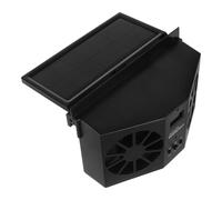 Happyyami Ventilatore per Finestrino Auto Alimentato Energia Solare, Ventilatore Solare per Auto in ABS, Raffreddamento e Circolazione Dell'Aria per Vari Modelli di Veicoli