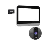 HAPRSLIKG Il campanello è dotato di uno schermo LCD da 4,3 pollici con comunicazione bidirezionale, risoluzione 2,2K, un ampio angolo di visione di 170° e supporta schede di memoria fino a 32 GB.