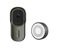 HAPRSLIKG Videocitofono HD 1080P, grandangolo 170°, campanello cablato 12-24 V CA/CC, supporta la comunicazione vocale bidirezionale.(Option 1)