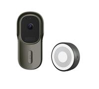 HAPRSLIKG Videocitofono HD 1080P, grandangolo 170°, campanello cablato 12-24 V CA/CC, supporta la comunicazione vocale bidirezionale.(Option 3)