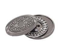 Haptic Coin Fidget Slider Sollievo dallo Stress edc Fidget Clicker Office Fidget Toy per Adulti (Argento)