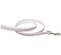 HAPUIS SELLERIE SLA539 Guinzaglio per cani e gatti - Similpelle rosa strass - Larghezza 12 mm - Lunghezza 1,20 m - Misura XS